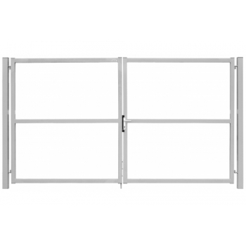 ГРАНД ЛАЙН Ворота Colority Zinc Lock 2,0х3,5 RAL 7040 ГРАНД ЛАЙН Ворота Colority Zinc Lock 2,0х3,5 RAL 7040