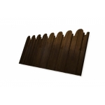 ГРАНД ЛАЙН Профнастил С10B фигурный 0,45 Print Elite Antique Wood TwinColor