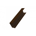 ГРАНД ЛАЙН Крышка 65х60 жалюзи Milan, Tokyo 0,45 Print Elite Choco Wood TwinColor (для калиток, ворот)