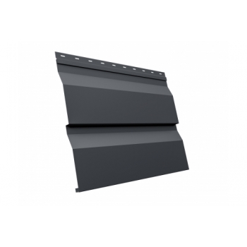 ГРАНД ЛАЙН Корабельная Доска XL 0,5 Satin Matt RAL 7024 мокрый асфальт ГРАНД ЛАЙН Корабельная Доска XL 0,5 Satin Matt RAL 7024 мокрый асфальт
