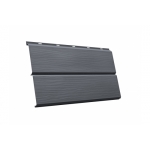 ГРАНД ЛАЙН ЭкоБрус 3D 0,345 Grand Line 0,5 GreenCoat Pural BT, matt RR 23 темно-серый (RAL 7024 мокрый асфальт)