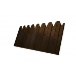 ГРАНД ЛАЙН Профнастил С10B фигурный 0,45 Print-Double Premium Antique Wood