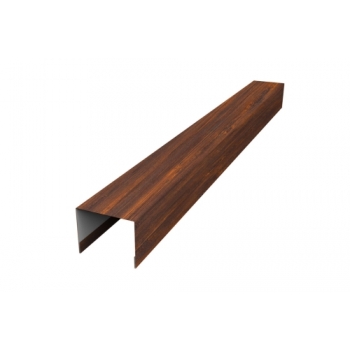 ГРАНД ЛАЙН Крышка 50х75 для забора жалюзи Palermo 0,45 Print Elite Chestnut Wood ГРАНД ЛАЙН Крышка 50х75 для забора жалюзи Palermo 0,45 Print Elite Chestnut Wood