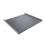 ГРАНД ЛАЙН Фальц двойной стоячий Line 0,5 Satin с пленкой неа замках RAL 9006 бело-алюминиевый_old