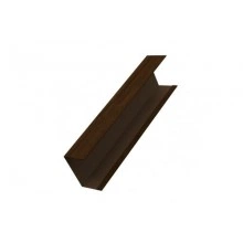 ГРАНД ЛАЙН Крышка 65х60 жалюзи Milan, Tokyo 0,45 Print Elite Choco Wood TwinColor (для калиток, ворот)
