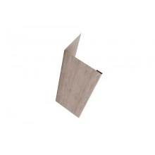 ГРАНД ЛАЙН Нащельник (для калиток и ворот) 25х35 жалюзи Milan, Tokyo, Palermo 0,45 Print Elite White Wood TwinColor (L1,68)