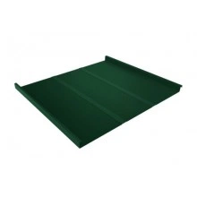 ГРАНД ЛАЙН Фальц двойной стоячий Line 0,5 Satin с пленкой на замках RAL 6005 зеленый мох_old