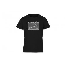 ГРАНД ЛАЙН Футболка черная Домик р. 3XL