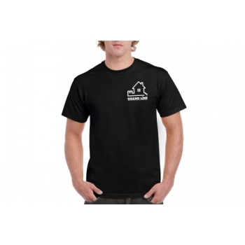 ГРАНД ЛАЙН Футболка черная, Классика, мужская р.3XL