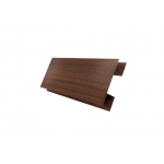 ГРАНД ЛАЙН Планка H-образная БХ new 0,45 Print Elite Choco Wood TwinColor (2,5м)