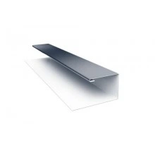ГРАНД ЛАЙН Планка П-образная БХ new 0,45 Drap ST RAL 7024 мокрый асфальт (2м)