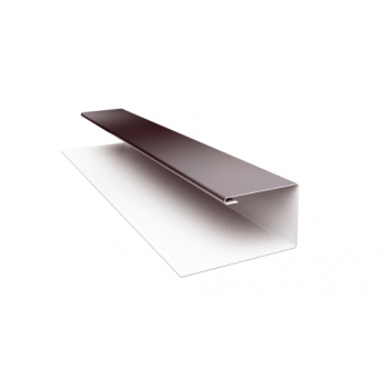 ГРАНД ЛАЙН Планка П-образная БХ new 0,5 Satin Matt RAL 8017 шоколад (2м) ГРАНД ЛАЙН Планка П-образная БХ new 0,5 Satin Matt RAL 8017 шоколад (2м)