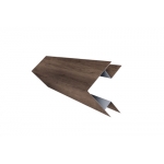 ГРАНД ЛАЙН Планка угла внутреннего сложного БХ new 0,45 Print Premium Almond Wood Fresh (2м)