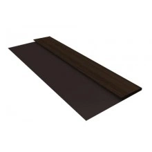 ГРАНД ЛАЙН Планка стартовая БХ new 0,45 Print Elite Coffee Wood TwinColor (3м)