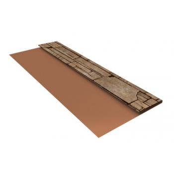 ГРАНД ЛАЙН Планка стартовая БХ new 0,45 Print Elite Sand Stone TwinColor (3м)