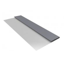 ГРАНД ЛАЙН Планка стартовая БХ new 0,45 Drap TX RAL 7004 сигнальный серый (3м)