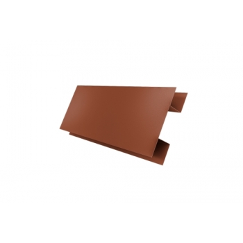 ГРАНД ЛАЙН Планка H-образная Экобрус 0,5 Satin с пленкой RAL 8004 терракота (2,5м) ГРАНД ЛАЙН Планка H-образная Экобрус 0,5 Satin с пленкой RAL 8004 терракота (2,5м)