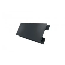 ГРАНД ЛАЙН Планка H-образная Экобрус 0,5 Satin с пленкой RAL 7016 антрацитово-серый (3м)