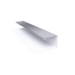 ГРАНД ЛАЙН Планка П-образная (Блок-хаус, Экобрус) 0,5 Satin с пленкой RAL 7004 сигнальный серый (2м)
