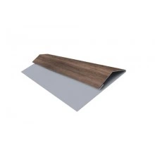 ГРАНД ЛАЙН Планка стартово-финишная (Блок-хаус, Экобрус) Grand Line 0,45 Print Premium Almond Wood Fresh (2м)