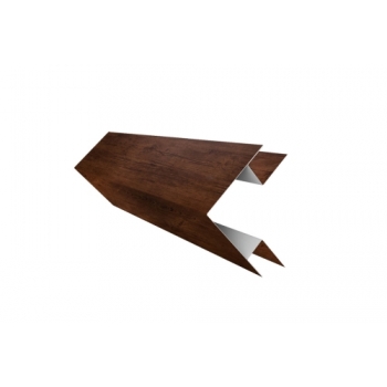 ГРАНД ЛАЙН Планка угла внутреннего сложного Экобрус Grand Line 0,45 Print Premium Cherry Wood Fresh(3м)