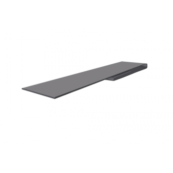 ГРАНД ЛАЙН Планка финишная 48х25 0,5 Satin с пленкой RAL 7004 сигнальный серый (3м)