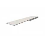 ГРАНД ЛАЙН Планка финишная 48х25 0,5 Satin с пленкой RAL 9003 сигнальный белый (2м)