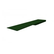 ГРАНД ЛАЙН Планка финишная 48х25 0,5 Satin Matt RAL 6005 зеленый мох (2,5м)