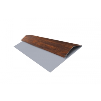 ГРАНД ЛАЙН Планка финишная 48х25 0,45 Print Elite Chestnut Wood (3м) ГРАНД ЛАЙН Планка финишная 48х25 0,45 Print Elite Chestnut Wood (3м)