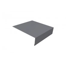 ГРАНД ЛАЙН Планка околооконная простая 200х50 0,5 Satin с пленкой RAL 7004 сигнальный серый (2,5м)