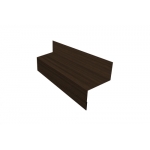 ГРАНД ЛАЙН Отлив межэтажный 45 0,45 Print Elite Coffee Wood TwinColor (2м)