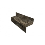 ГРАНД ЛАЙН Отлив межэтажный 45 0,45 Print Elite King Stone TwinColor (2м)
