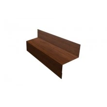ГРАНД ЛАЙН Отлив межэтажный 45 0,45 Print Premium Golden Wood Fresh TwinColor (2,5м)