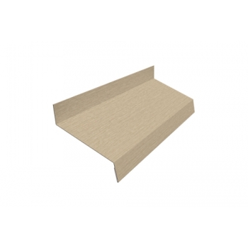 ГРАНД ЛАЙН Отлив простой 50 0,45 Print Elite Milky Wood TwinColor (3м)