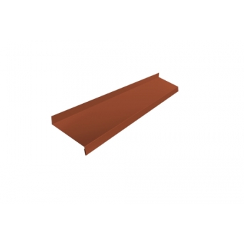 ГРАНД ЛАЙН Отлив простой 150 0,5 PurLite Matt RAL 8004 терракота (3м) ГРАНД ЛАЙН Отлив простой 150 0,5 PurLite Matt RAL 8004 терракота (3м)