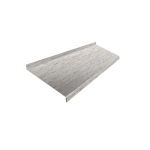 ГРАНД ЛАЙН Отлив простой 250 0,45 Print Elite Snow Wood TwinColor (2,5м)