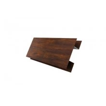 ГРАНД ЛАЙН Планка H-образная стыковочная сложная 0,45 Print Elite Chestnut Wood (2м)