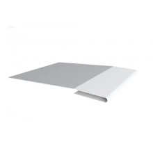 ГРАНД ЛАЙН Планка начальная 0,5 Satin с пленкой RAL 9003 сигнальный белый (3м)