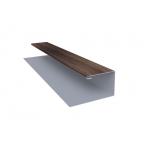 ГРАНД ЛАЙН Планка П-образная завершающая сложная (КД) 0,45 Print Premium Almond Wood Fresh (2м)