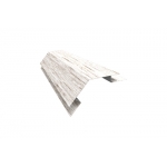 ГРАНД ЛАЙН Угол внешний сложный 75х75 135 градусов 0,45 Print Elite Snow Wood TwinColor (3м)