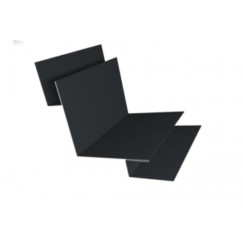 ГРАНД ЛАЙН Угол внутренний сложный 90 градусов 0,5 Drap TX RAL 7016 антрацитово-серый (2,5м) ГРАНД ЛАЙН Угол внутренний сложный 90 градусов 0,5 Drap TX RAL 7016 антрацитово-серый (2,5м)