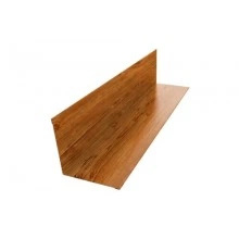 ГРАНД ЛАЙН Угол внутренний 110х110 0,45 Print Elite Golden Wood TwinColor (2,5м)