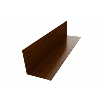 ГРАНД ЛАЙН Угол внутренний 110х110 0,45 Print Elite Choco Wood TwinColor (2,5м)