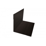 ГРАНД ЛАЙН Угол внутренний 40х40 0,45 Print Elite Coffee Wood TwinColor (2м)