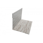 ГРАНД ЛАЙН Угол внутренний 50х50 0,45 Print Elite Snow Wood TwinColor (2м)