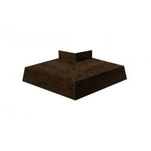 ГРАНД ЛАЙН Угол отлива внешний 200 0,45 Print Elite с пленкой Antique Wood TwinColor