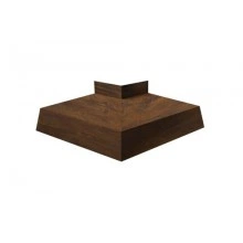 ГРАНД ЛАЙН Угол отлива внешний 200 0,45 Print Elite с пленкой Chestnut Wood TwinColor