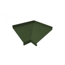 ГРАНД ЛАЙН Угол отлива внутренний 200 0,5 GreenCoat Pural BT с пленкой RR 11 темно-зеленый (RAL 6020 хромовая зелень)
