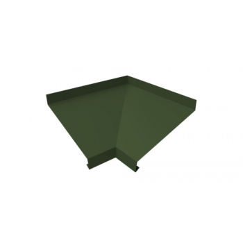 ГРАНД ЛАЙН Угол отлива внутренний 250 0,5 GreenCoat Pural BT с пленкой RR 11 темно-зеленый (RAL 6020 хромовая зелень)