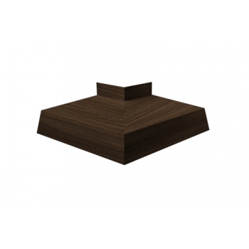 ГРАНД ЛАЙН Угол отлива внешний 50 0,45 Print Elite с пленкой Coffee Wood TwinColor ГРАНД ЛАЙН Угол отлива внешний 50 0,45 Print Elite с пленкой Coffee Wood TwinColor